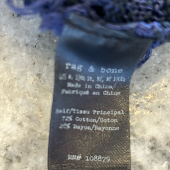 NWOT!  Women’s Rag and Bone navy and black sweater - Picture 4 of 4